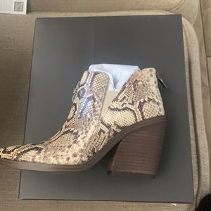 COPY - Vince Camuto animal print 3.5 inch heel boots 7M